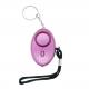 Purple Safesound Personal Alarm Plastic LR44  Safety Siren Keychain LED LIGHT