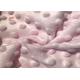 Environment Plain Dyed Minky Dot Fabric For Children Cloth Blanket