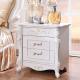 White 2 Drawer Hotel Bedside Table