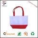 Nylon foldable marketing shopping bags in white color