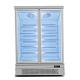 Automatic Rebound Glass Door Commercial Upright Freezer Rapid Cooling