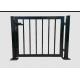 Sunshine Resistant Metal Garden Fence Gate Green Color Pvc Coated Welded Pipe Single
