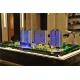 Colorful Light Miniature Building Models Interactive Lift System 1 / 50 Scale