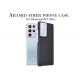 Lightweight Samsung S21 Ultra Aramid Case Black Color Carbon Fiber Case