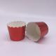 Blinking Red Foil Cupcake Holders / Wrappers Round Shape Greaseproof Not Retain Odors