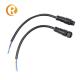 ISO14001 M12 Male Connector 18AWG PCB Cable Assembly