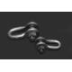 High Voltage Clevis Shackle , Transmission Line Fittings 100kN - 400kN Tensile