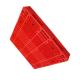 Red Plastic 48X48 PE Double Side Pallet 6000Kg Static Four Way Forklift