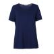 100% Cotton Basic Ladies Short Sleeve Tops With Round Neck Fashion Tee Shirt