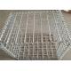 Silver Color Welded Wire Mesh Gabions Mattresses Square / Round Shape