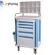 630x470x900mm Anesthesia Medical Trolley Cart 4 Noiseless Casters