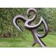 Park Landscape Decorative Bronze Statues Polishing Finishing Various Sizes