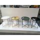 Small Metal Tray End Table , Mini Sofa Snack Table For Living Room / Beds