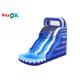 Commercial Inflatable Slide Adult And Kid Double Lane Inflatable Slip And Slide With Pool