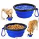 TPE Rubber Collapsible Dog Pet Feeding Bowl