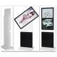 4K UHK 50 49 inch floor stand rotating LCD monitor TFT wifi network advertising playback screen totem TV with Android OS