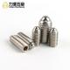 M6 M8 M10 Metal Screw Fasteners , Nickle Plated Din 914 Screw Hex Socket