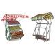 350kg Shelf Display Rack Warehouse Logistics Supermarket Picking Hand Push Cart