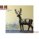 DIY laser cut item supplies wood reindeer arts and craft Animal bookshelf wooden craft coffee table home decor