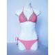 OEM pink color polyester swim suit swimwear women with sew-in bra cup size XL , XXL