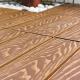 Waterproof Snap Together Wood Tiles Decking Low Maintenance