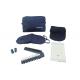 Dark Blue Color Airline Amenity Kit Helpful For Outdoor Travel With Oxford Fabric Pouch