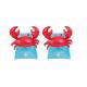 Kids Crabs Armbands Inflatable Swim Ring , Swimming Armbands Soft Plastic Fabric