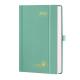 Hardcover Weekly Planner 2023 Light Green Customization Daily Schedule Paper Pocket