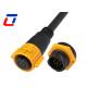 M19 IP67 Waterproof Bulkhead Electrical Connector 8 Pin Female Cable Connector