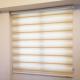 Luxury White Intelligent Window Blinds Electric Windproof For Cafe