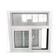 Aluminium Vertical Sliding Window with Tempering Glass and Horizontal Opening Pattern