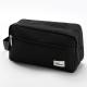 Waterproof Shake Proof Black Travelling Storage Bag With Smooth Zippers