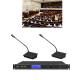 UHF 780MHZ-850MHZ Wireless Conferencing System Hyper Cardioid Directional