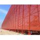 Nice Pink Color Perforated Metal Wind Breaking Wall Long Validity