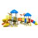 Medium size galvanized steel pipe outdoor playground for amusement park with different colors mixed TQ-ZR1164
