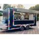 Towable Mobile Food Trailer Fully Equipped Food Vending Truck