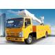 25M Insulated arm mobile truck live work vehicle used for uninterruptible power supply repair municipal power plant