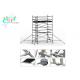 Lightweight Aluminium Scaffold Tower 8m For House Building With Wheels