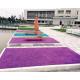Topiary 35mm Colorful Artificial Grass / 4 Color Laying Fake Turf Envrionmentally