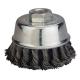 Stable Knotted Wire Cup Brush , Stainless Steel Wire Brush For Grinder