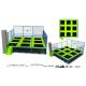 49M2 China Factory Price Wholesale Square Small Trampoline with Basketball Game