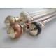 6.7m Simple Style 0.45mm Wrought Iron Double Curtain Rods