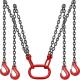 Double Hook Four Hook Sling Ring Lifting Chain Sling for Heavy-Duty Construction