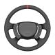 Custom High-quality Hand Stitch Black Leather Cool Style Steering Wheel Cover for Land Rover Range Rover III(L322) 2002-2012