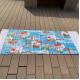 rPET Factory Custom Design Logo Double Sided Printing Biodegradable Waffle Towel Sand Free 100% Recycled Microfiber Beac