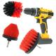 OEM 3 Piece Drill Scrub Brush Attachment Kit With Cone Shape
