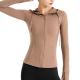 OEM ODM Breathable Hooded Yoga Top Solid Yogalicious Long Sleeve Tops