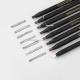 Customized Logo Soft and Hard Core Eyebrow Pencil with White Red Black Brown Coffee Colors Permanent Makeup Accessory
