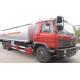 6x4 20 Cbm Fuel Oil Tanker Truck , Red Tanker Truck For Fuel Transport