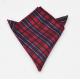 Solid Color Men's Handkerchief Cotton Pocket Square Scarf for Professional Appearance